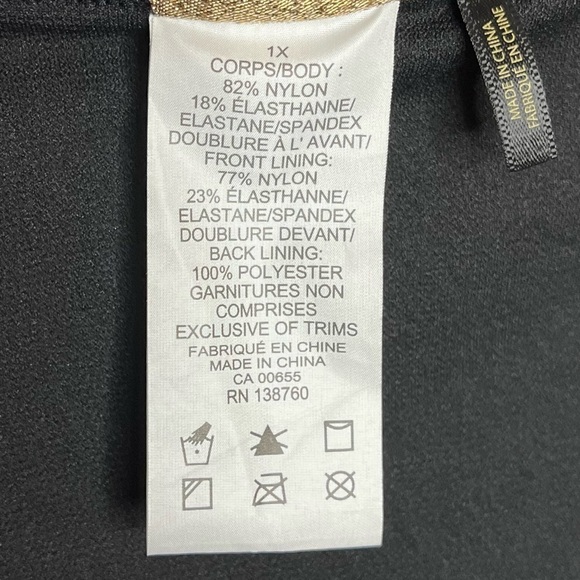 SEA Swimwear High Waist Bikini Bottom Floral Stripe Full Coverage Controlling - Picture 6 of 8